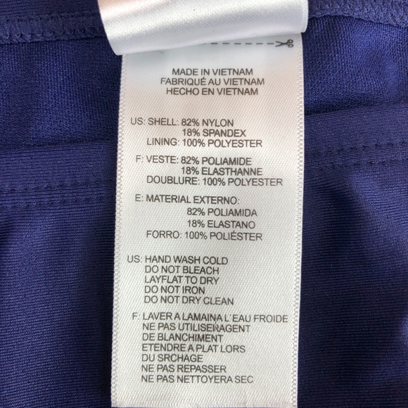 adidas Solid Hipster Bikini Bottoms Blue XL NWT - Picture 7 of 8